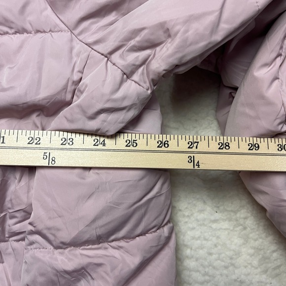 Forever 21 Puffer Jacket Womens 3X Pink Full Zip Mock Neck Quilted Coat 4089 - Picture 4 of 8